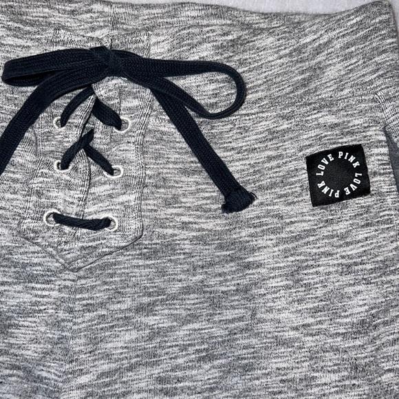 Victoria Secret PINK sweats / sweatpants / joggers heather gray extra small xs - Picture 2 of 6
